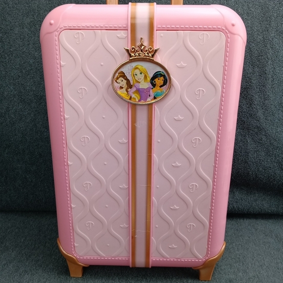 Disney Princess Pink Travel Child Suitcase Playset Suitcase Only EUC - Picture 3 of 13